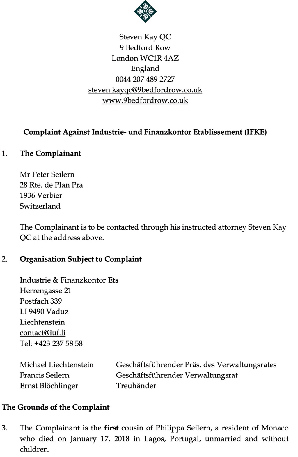 Complaint June20 1